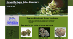 Desktop Screenshot of denvermarijuanaonline.com